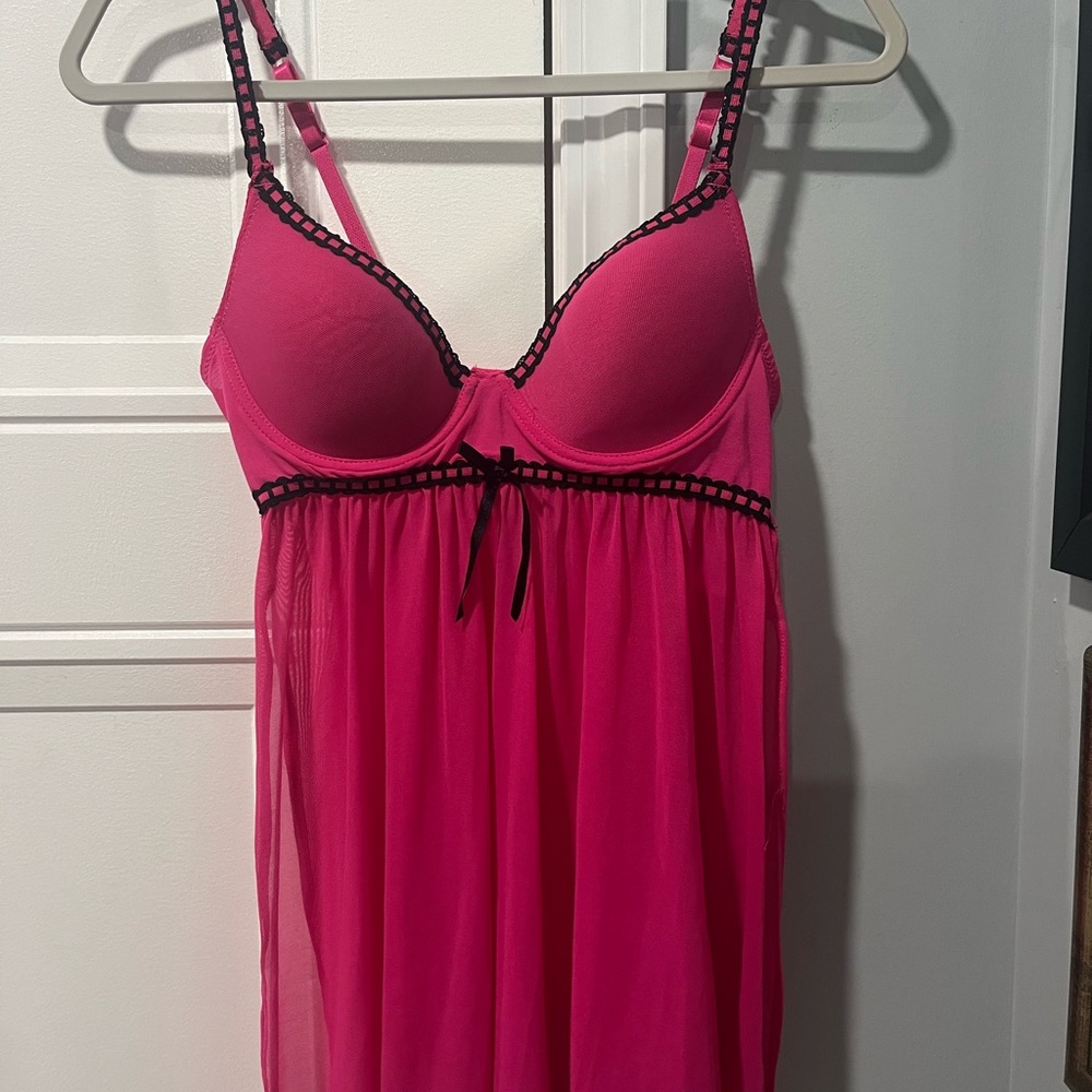 Native Pink Chemise with Underwire Support